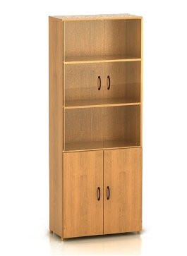 Шкаф высокий со стеклом (740х390х2002)