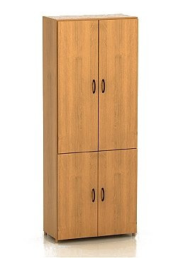 Шкаф высокий (740х390х2002) (ШФ14+ДФ12*2+ДФ13*2)